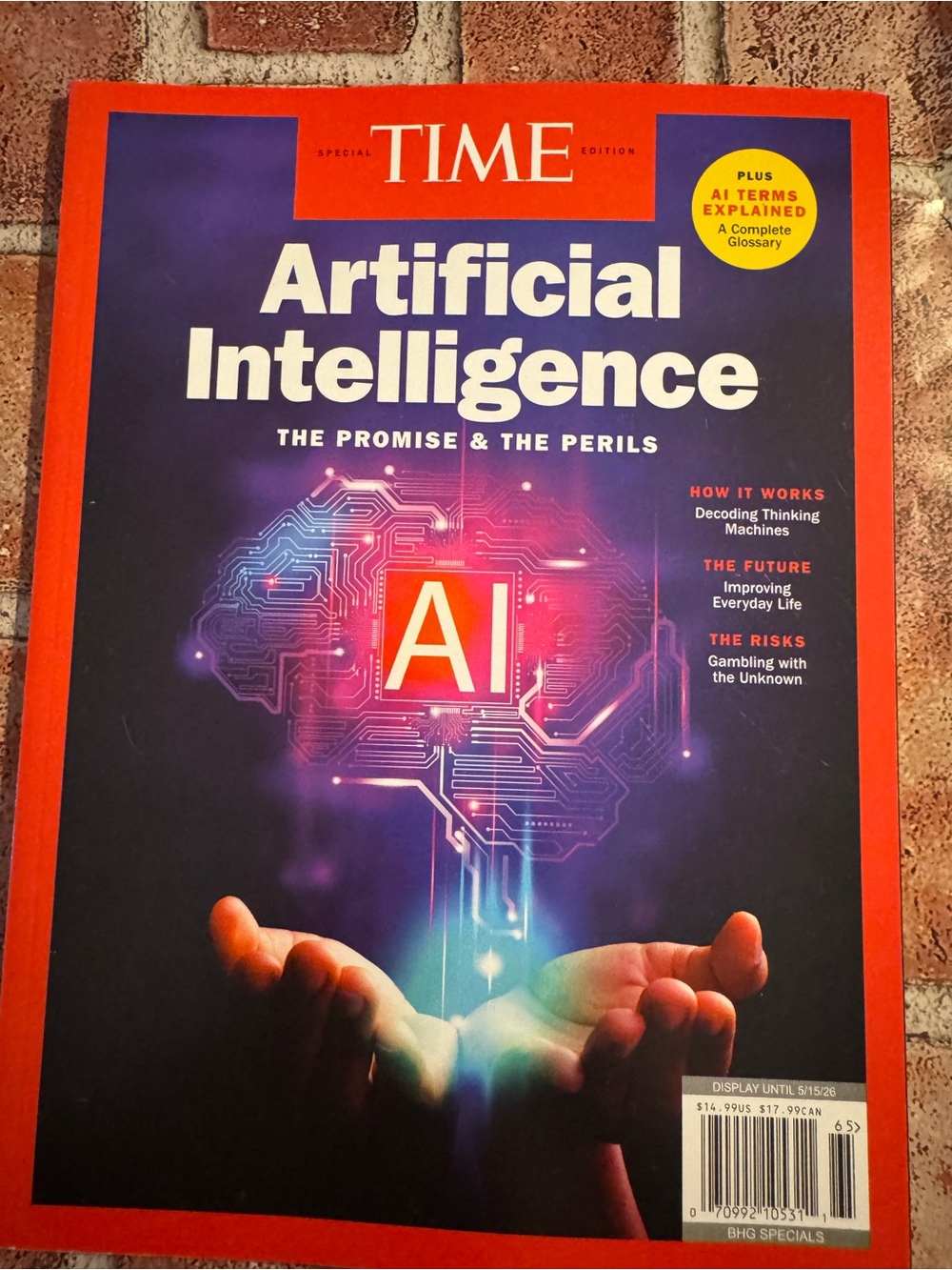TIME Special Edition: Artificial Intelligence Magazine - Red & Purple Cover